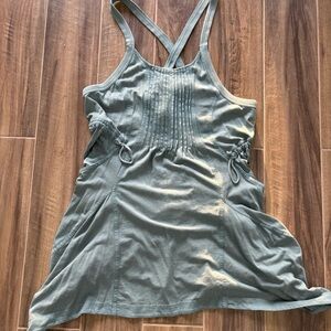 Anthropologie Green mini dress